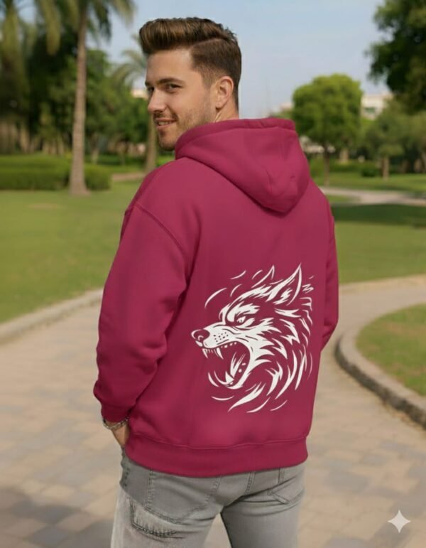 هودي يناسب الشباب والبنات برجندي هودي يناسب الشباب والبنات برجندي