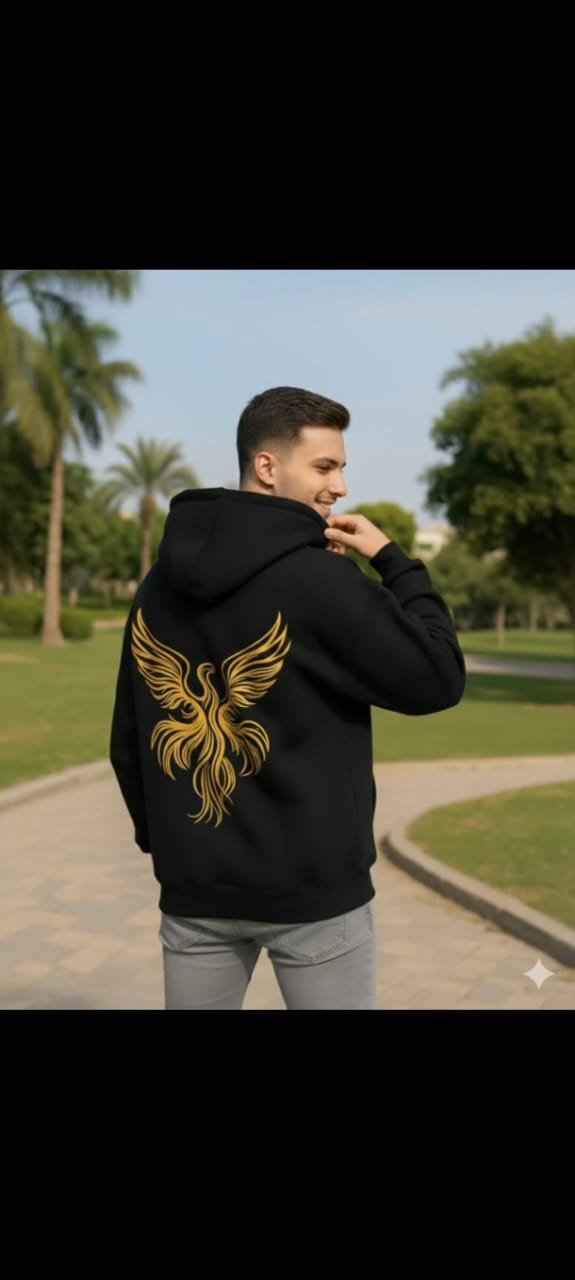 هودي يناسب الشباب والبنات أسود هودي يناسب الشباب والبنات أسود