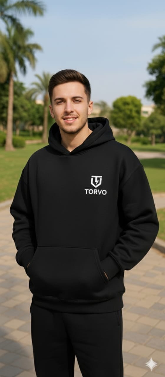 هودي يناسب الشباب والبنات أسود