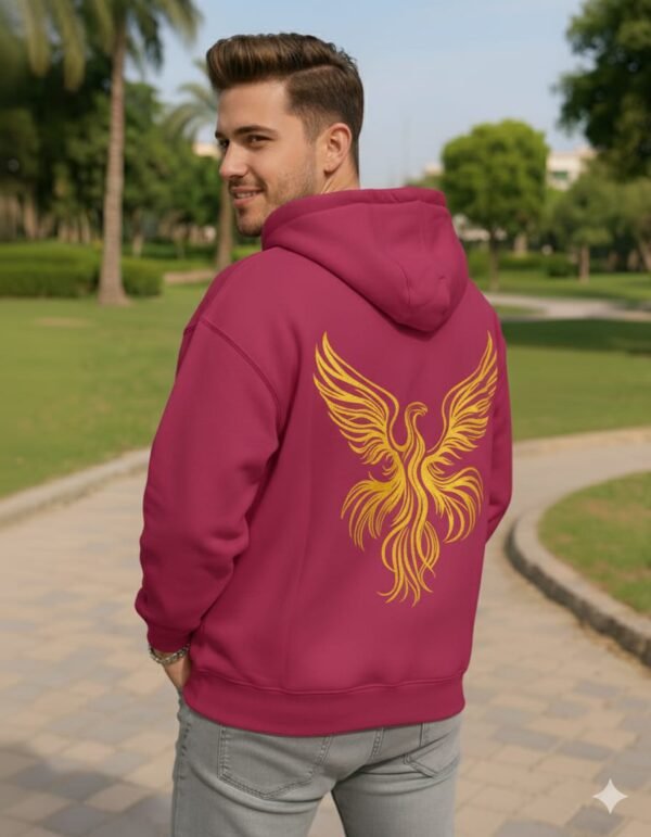 هودي شتوي يناسب الشباب والبنات برجندي هودي شتوي يناسب الشباب والبنات برجندي