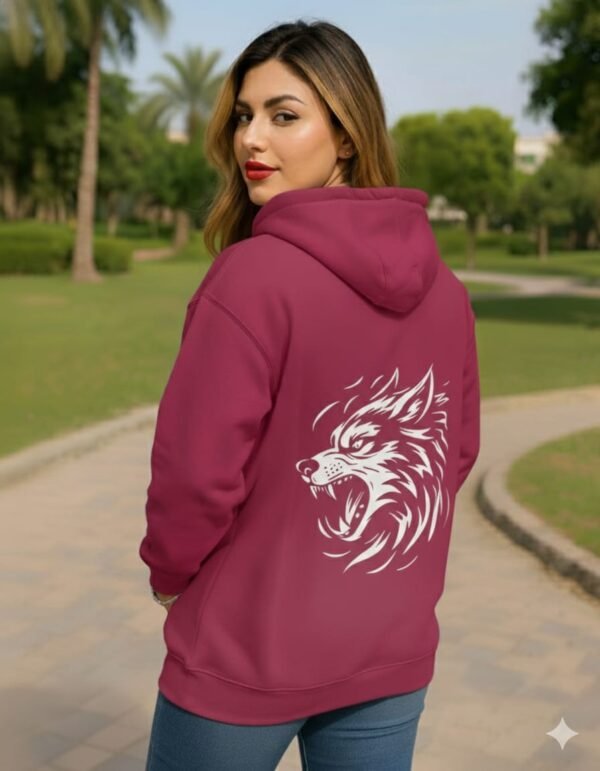 هودي يناسب الشباب والبنات برجندي هودي يناسب الشباب والبنات برجندي